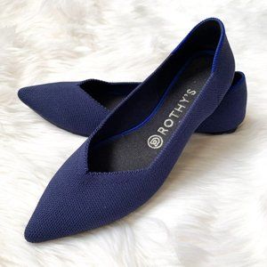 Rothys: The Point in Navy, EUC - Sz. 10.5